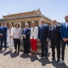 Diverses autoritats van assistir a l'anunci de la inversió, com els ministres Reyes Maroto i Iceta.