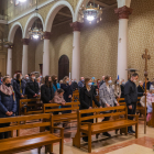 La Iglesia de Sant Pau fue el punto de encuentro de la ceremonia, ayer por la tarde.