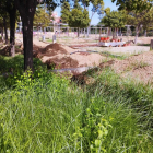 Imagen de archivo del parque del Roserar, cuando el Ayuntamiento rompió el contrato de obras.