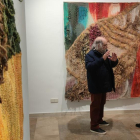 Josep Royo i Noemí Llauradó en la inauguració de l'exposició.
