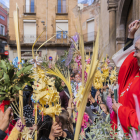 Se bendijeron ramos a las puertas de la Prioral de Sant Pere.