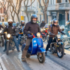 Membres del Moto Clàssic Constantí en una de les seves sortides.