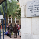 Imatge d'arxiu de l'Escola El Miracle, un dels quatre centres on s'implantaran els camins segurs.