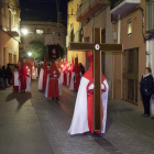 Imagen de un paso de Semana Santa en Tortosa del año 2021.