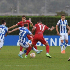 En el partit d'anada el Nàstic va perdre per un contundent 2-0 sense tenir opcions.