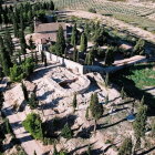 Imagen aérea del yacimiento del Turó del Calvario de Vilalba dels Arcs.