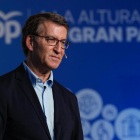 El líder del PP, Alberto Nuñez Feijóo