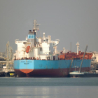 Imatge d'un vaixell Maersk Magellan.