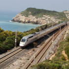 Imatge d'un tren Euromed.
