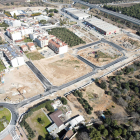 Imatge aèria on es pot apreciar el traçat que dibuixarà l'avinguda un cop finalitzin les obres.