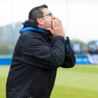 El técnico grana Iñaki Alonso.