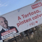 Imatge del cartell del PSC de Tortosa «