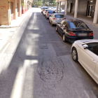 Imagen de la calle del Vilar de Valls, donde mañana se realizará la pavimentación.