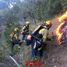 Imatge d'arxiu d'un incendi forestal a Bítem.