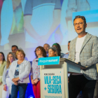 La candidatura de Vila-seca Segura ahir durant la presentació.