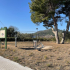 Imatge del nou parc al carrer Pi de Santa Oliva