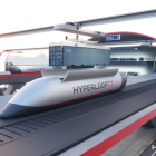 Render del proyecto de Hyperloop.