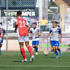 El CF Canonja durant un partit d'aquesta temporada