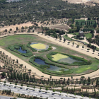 Vista aérea del Parque de la Torre de Dolça.