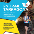 Cartell de la Segona edició de Trail Tarragona.