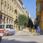 La segona fase de l'actuació ha afectat des de la plaça Catalunya.