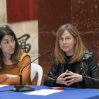 Les conselleres Eva Miguel i Inés Solé van fer ahir balanç de les polítiques d'habitatge.