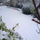 Imatge de la neu a Aguiló.