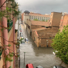 Imatge d'arxiu d'un dels aiguats que va provocar inundacions al carrer Smith de la Part Baixa.