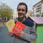 Joan Rioné, editor i escriptor, a la plaça Verdaguer de Tarragona.
