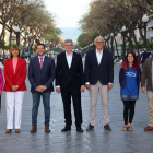 Maria Mercè Martorell (PP), Mar Giné (Sí Tarragona - Ara Pacte Local), Rubén Viñuales (PSC), Pau Ricomà (ERC), Jordi Sendra (Junts per Catalunya), Eva Miguel (CUP) i Jordi Collado.