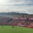 Pau Ricomà va portar els seus nets a veure jugar al Nàstic al Nou Estadi.