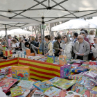 Imatge d'una parada de llibres al Castell de Vila-seca.