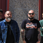 Els quatre integrants de la banda de punk rock Crim, que estrenen disc 'Cançons de mort'.