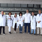 Fotografía de los miembros de la Unidad de Coloproctología del Sant Joan de Reus.