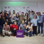 Miembros de la candidatura de En Comú Podem de Tarragona que encabeza Jordi Collado.
