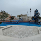 Imatge del nou parc de la plaça de Jaén de Miami Platja.