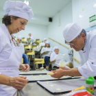 Una classe a l'espai de l'EscoTàrraco, a l'avinguda Catalunya, durant la setmana passada.