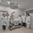 Responsables de los equipos de ginecología, obstetricia y laboratorio del Pius Hospital de Valls