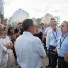 Imagen de una visita de los miembros del Panel a las instalaciones de Repsol en Tarragona.