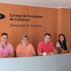 Los cuatro concejales de Som Catllar, David Rodrigo, Mar Coso, José Infante y Anna Pujol.