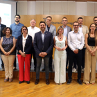 Los diecisiete diputados que ERC y PSC proponen para gobernar a la Diputación de Tarragona durante el mandato 2023-2027.