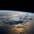 Vista del planeta Tierra tomada desde la Estación Espacial Internacional.