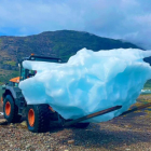 El iceberg de 15.000 kilos que ha llegado a Málaga.