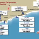 Mapa amb les persones que han perdut la vida a la demarcació de Tarragona.