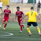 Iván de la Peña, a l'esquerra de la imatge, ha renovat amb el Nàstic i formarà part del primer equip.