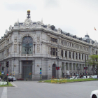 Imagen de la Fachada del Banco de España de Madrid.