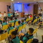 Imatge de la presentació dels projectes a l'Institut Gaudí.