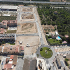 Vista aérea de la situación actual del nuevo tramo de la avenida Mina de Madró.