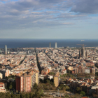 Vista panoràmica de la ciutat de Barcelona.