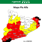 El mapa del pla Alfa